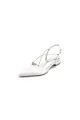 Satin Pointed Toe Beading Buckle Kitten Heels