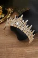 Silver Crystal Rhinestone Crown(Gold,One Size)