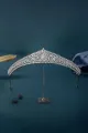 Silver Eternal Zircon Tiara(Silver,One Size)