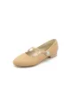 White Pointed Toe Wedding Flats(Gold,US6)