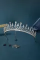 Silver Radiant Zircon Tiara