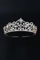 Silver Sparkly Crystal Bridal Crown
