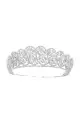 Silver Zirconia Bridal Crown