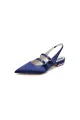 Simple Slingback Pointed Toe Flats