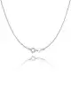 Spring Clasp Oval Plate Necklace