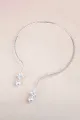 Vintage Pearl Zircon Necklace