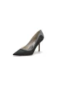 Pointed Toe Lace Wedding Shoes(Black,US5)