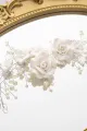 White Flowers Pearl Headband