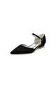 Champagne High Heels with Intricate Lace Detailing(Black,US5)