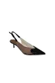 Yellow Stiletto Heel Mid Heel Sandals(Black,US5)